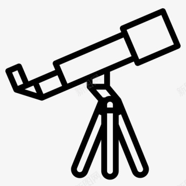望远镜显微镜观察图标图标
