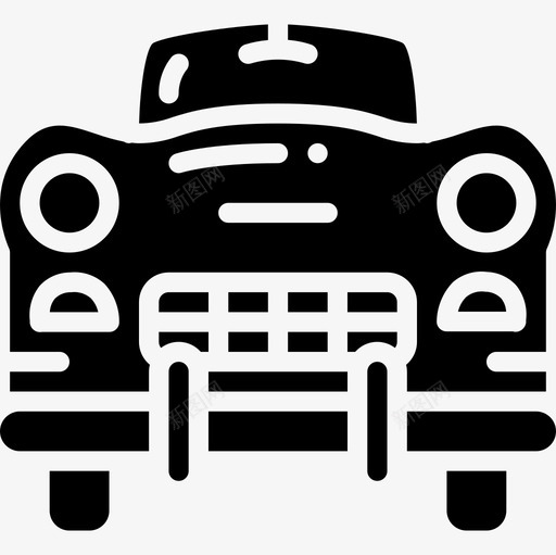 汽车五十年代2加油图标svg_新图网 https://ixintu.com 五十年代2 加油 汽车