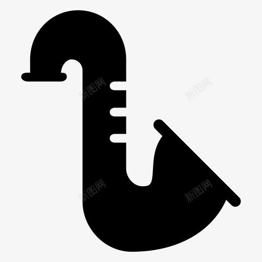 Saxophonesvg_新图网 https://ixintu.com Saxophone