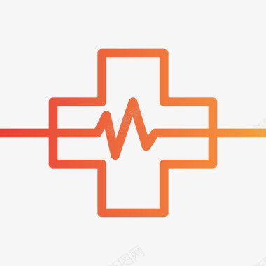 医疗保健医疗113梯度图标图标