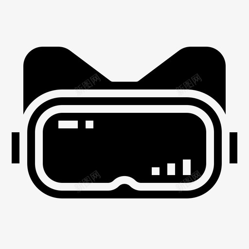 vrar增强型图标svg_新图网 https://ixintu.com ar vr 增强型 多媒体固态 真实感 眼镜