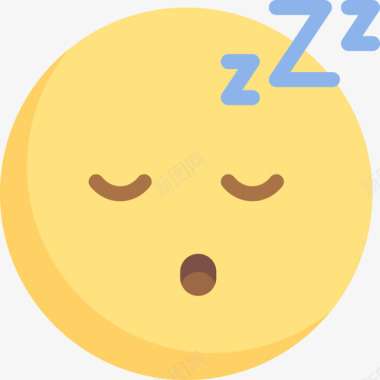 睡觉表情图17平淡图标图标