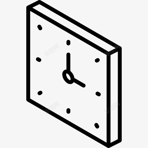 时钟基本要求15线性图标svg_新图网 https://ixintu.com 基本要求15 时钟 线性