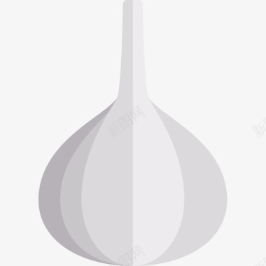 大蒜水果和蔬菜15平的图标图标