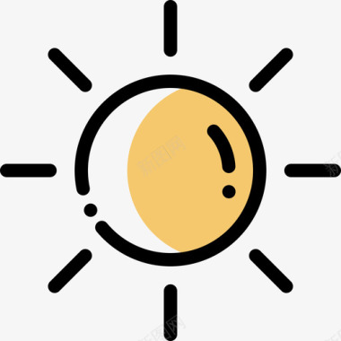 Sun用户界面32颜色省略图标图标