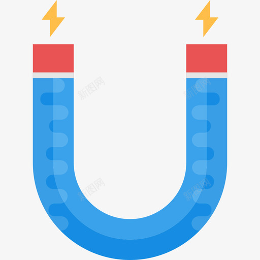 磁铁教育74扁平图标svg_新图网 https://ixintu.com 扁平 教育74 磁铁