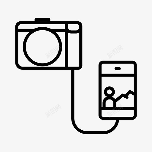 发送手机照相机照片图标svg_新图网 https://ixintu.com 发送图片手机 摄影 智能手机 照片 照相机
