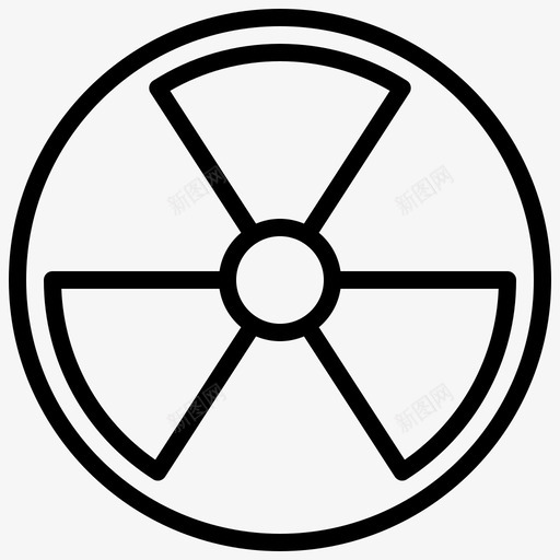 核危险生态与环境图标svg_新图网 https://ixintu.com 信号 危险 核 核元素概述 核能 生态与环境