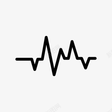 心跳心率信号图标图标