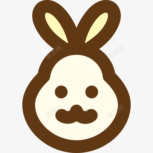 复活节兔子复活节31线形颜色图标svg_新图网 https://ixintu.com 复活节31 复活节兔子 线形颜色