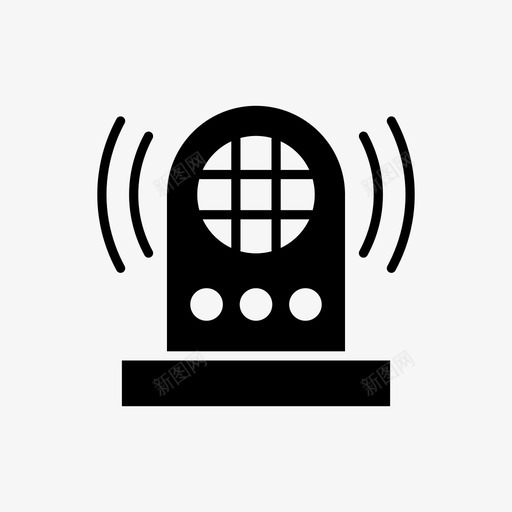 音乐盒设备电子图标svg_新图网 https://ixintu.com 技术 技术符号 机器 电子 设备 音乐盒