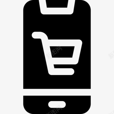 移动购物电子商务63已填充图标图标