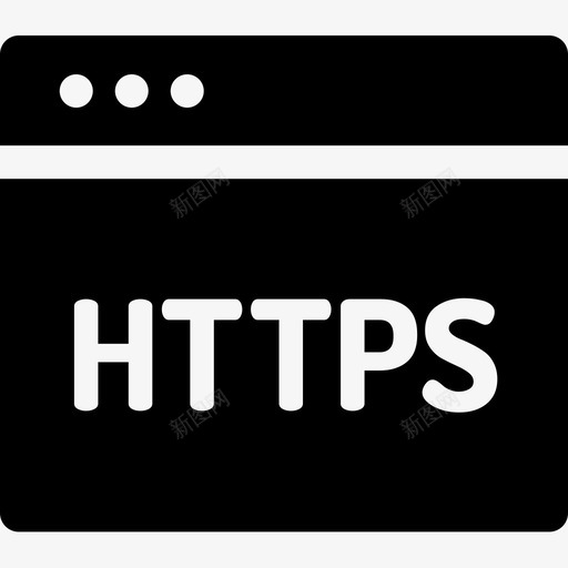 Https保护和安全2已填充图标svg_新图网 https://ixintu.com Https 保护和安全2 已填充