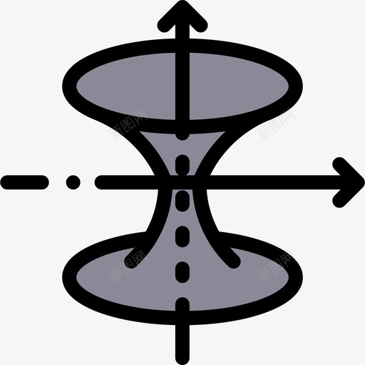 黑洞物理13线性颜色图标svg_新图网 https://ixintu.com 物理13 线性颜色 黑洞