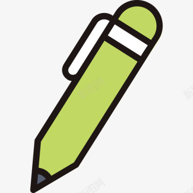 钢笔教育93线颜色图标图标