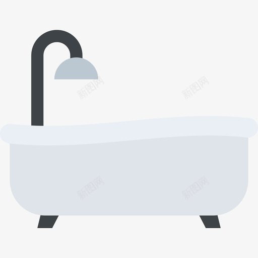 浴缸旅行和地方平的图标svg_新图网 https://ixintu.com 平的 旅行和地方 浴缸