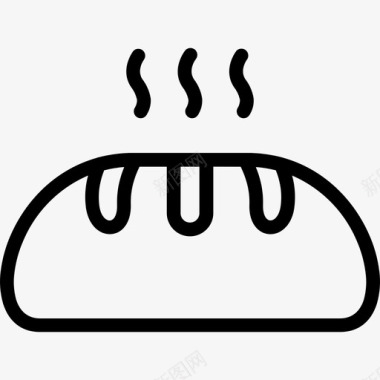 长棍面包蛋糕和面包店2直式图标图标