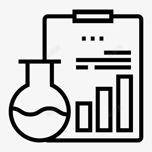 实验医学报告图标svg_新图网 https://ixintu.com 医学 实验 报告 研究