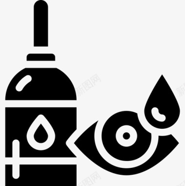 眼药水mobicons7填充图标图标