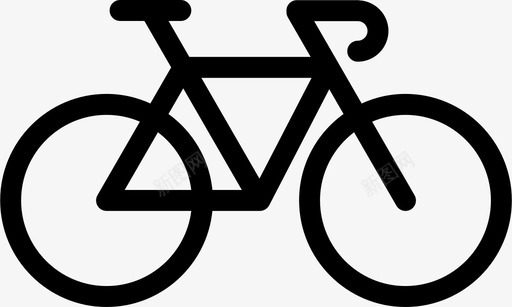 自行车开车骑车图标图标