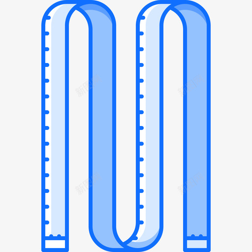 卷尺运动型34蓝色图标svg_新图网 https://ixintu.com 卷尺 蓝色 运动型34
