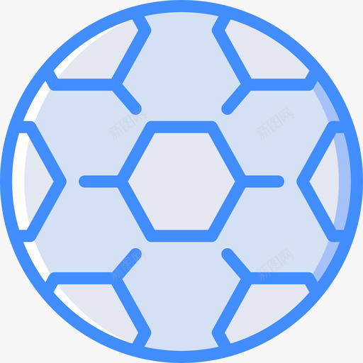 足球世界杯2蓝色图标svg_新图网 https://ixintu.com 世界杯2 蓝色 足球