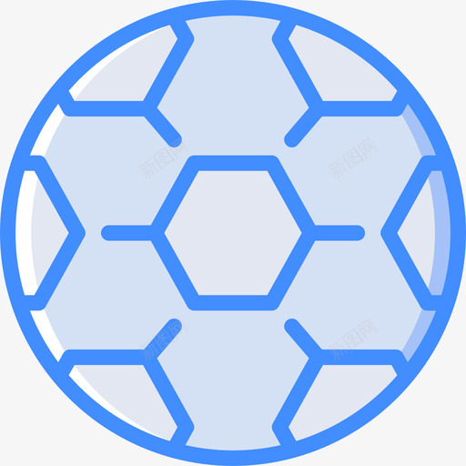 足球世界杯2蓝色图标svg_新图网 https://ixintu.com 世界杯2 蓝色 足球