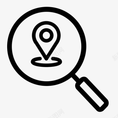 搜索位置登记入住查找地点图标图标