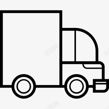 卡车汽车货物图标图标