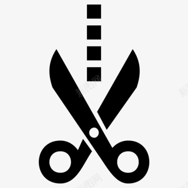 剪刀裁缝工具图标图标