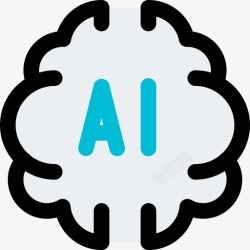 AI21AI智能设备21线性颜色图标高清图片