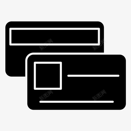 信用卡银行卡钱图标svg_新图网 https://ixintu.com 信用卡 钱 银行卡