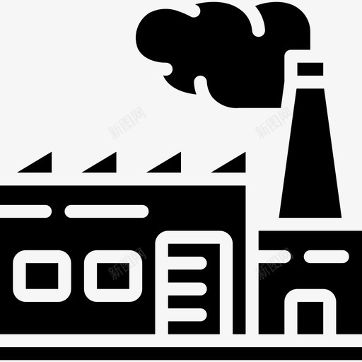 工厂工业43填充图标svg_新图网 https://ixintu.com 填充 工业43 工厂