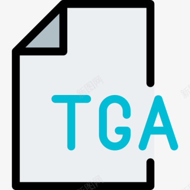 Tga63号线性颜色图标图标