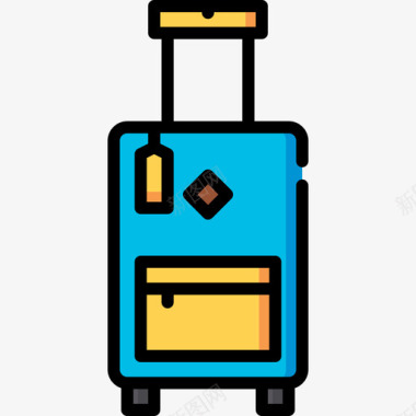 旅行包旅行148线性颜色图标图标