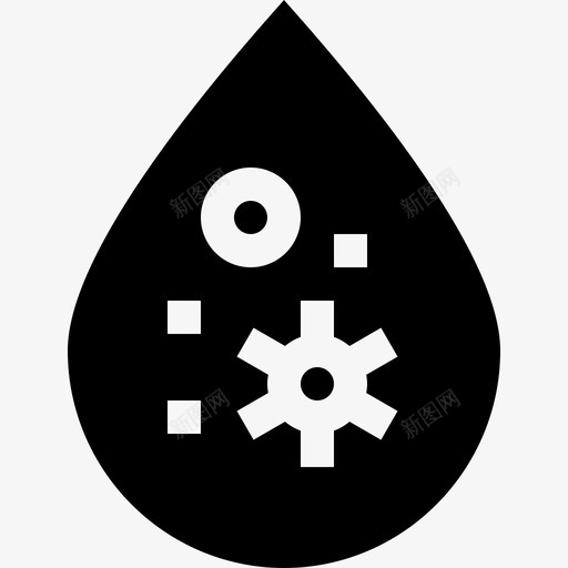 水污染污染3已填充图标svg_新图网 https://ixintu.com 已填充 水污染 污染3