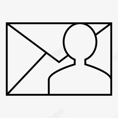 邮件商务通讯图标图标