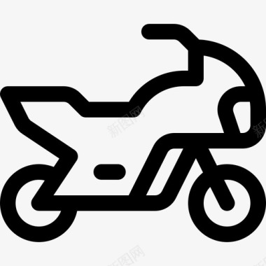 摩托车极限运动14直线型图标图标