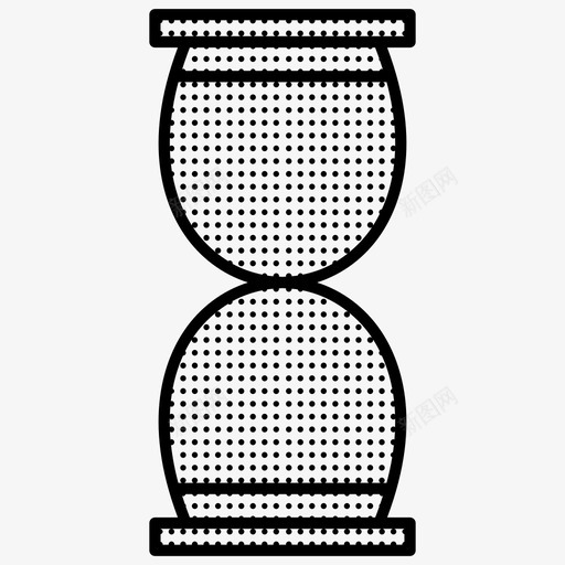 沙漏时间点图标svg_新图网 https://ixintu.com 时间点 沙漏