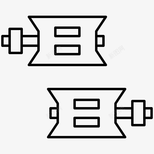 踏板自行车零件图标svg_新图网 https://ixintu.com 自行车 踏板 零件