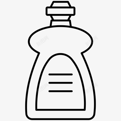 洗发水瓶子清洁剂图标svg_新图网 https://ixintu.com 洗发水 液体 清洁剂 清洁设备像素完善 瓶子 肥皂