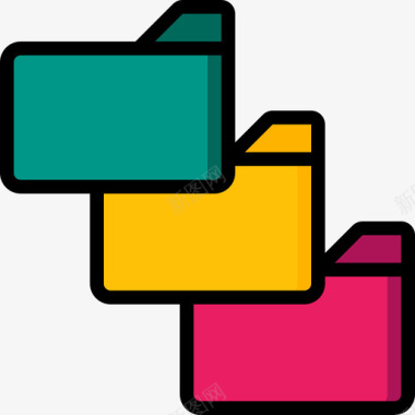 文件夹任务2线颜色图标图标