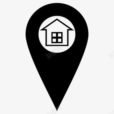 家庭住址住址房子图标图标