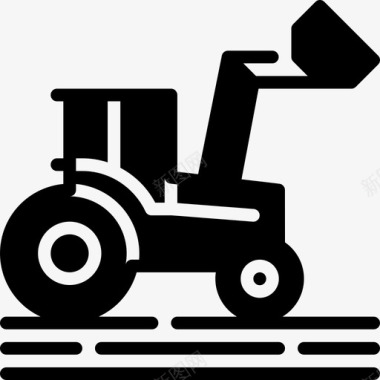 拖拉机农业31填充图标图标