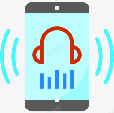 音乐和多媒体智能手机功能4平板电脑图标图标