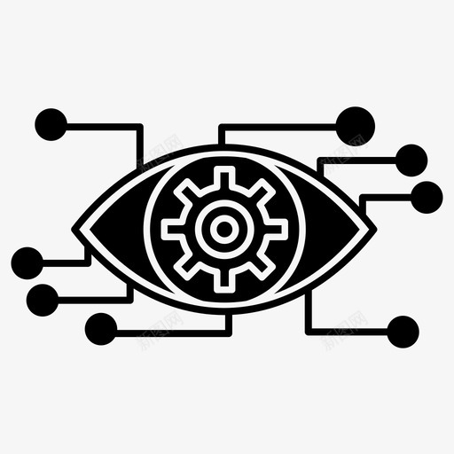 眼睛眼睛设置装备图标svg_新图网 https://ixintu.com 机器人 眼睛 眼睛设置 装备 视野