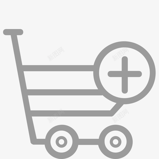购物车未选svg_新图网 https://ixintu.com 购物车未选 填充 线性 多色