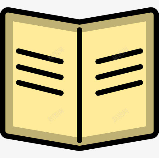 开本基本款13线条颜色图标svg_新图网 https://ixintu.com 基本款13 开本 线条颜色