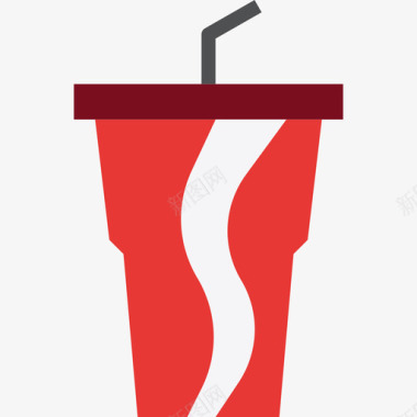可乐食品和饮料3平的图标图标