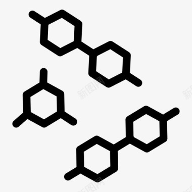 化学化合物配方图标图标